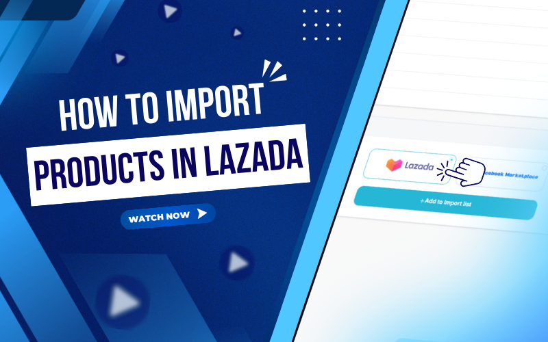 How to Import Products in Lazada