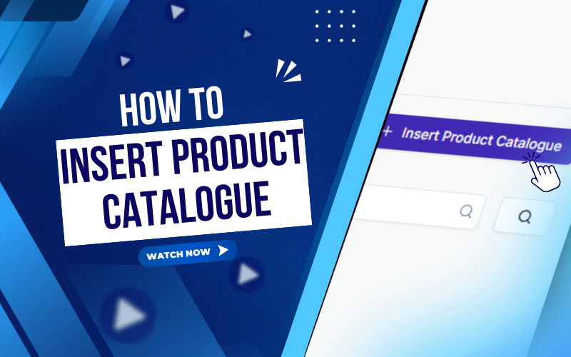 How to Insert Product Catalogue
