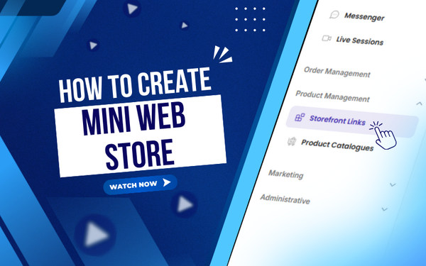 How to Create Mini Web Store
